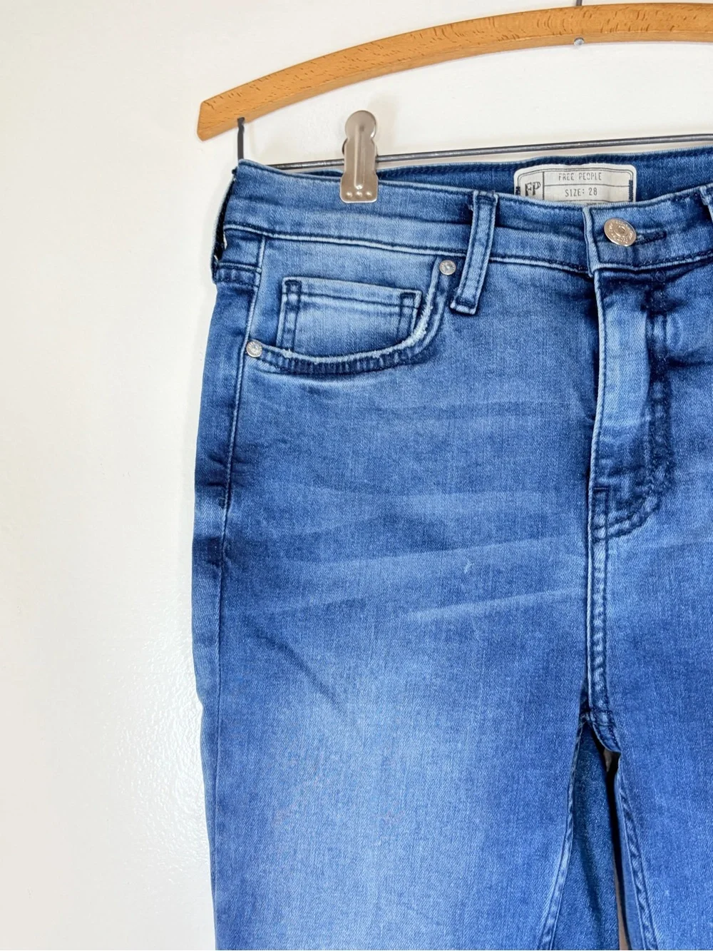 Free People Busted Knee Skinny Jeans